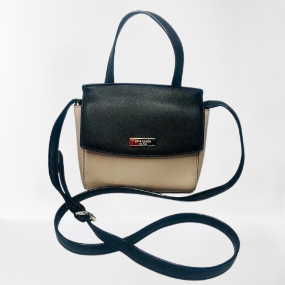‼️NWOT KATE SPADE Black and Tan ColorBlock Satchel Crossbody PLUS 12 Item Bundle - Picture 2 of 11